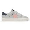 Women Vintage Havana Low Tops | Liora-Silver Multi