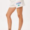 Women Vintage Havana Shorts | White St. Barth Jet Setter Surf Wash Shorts