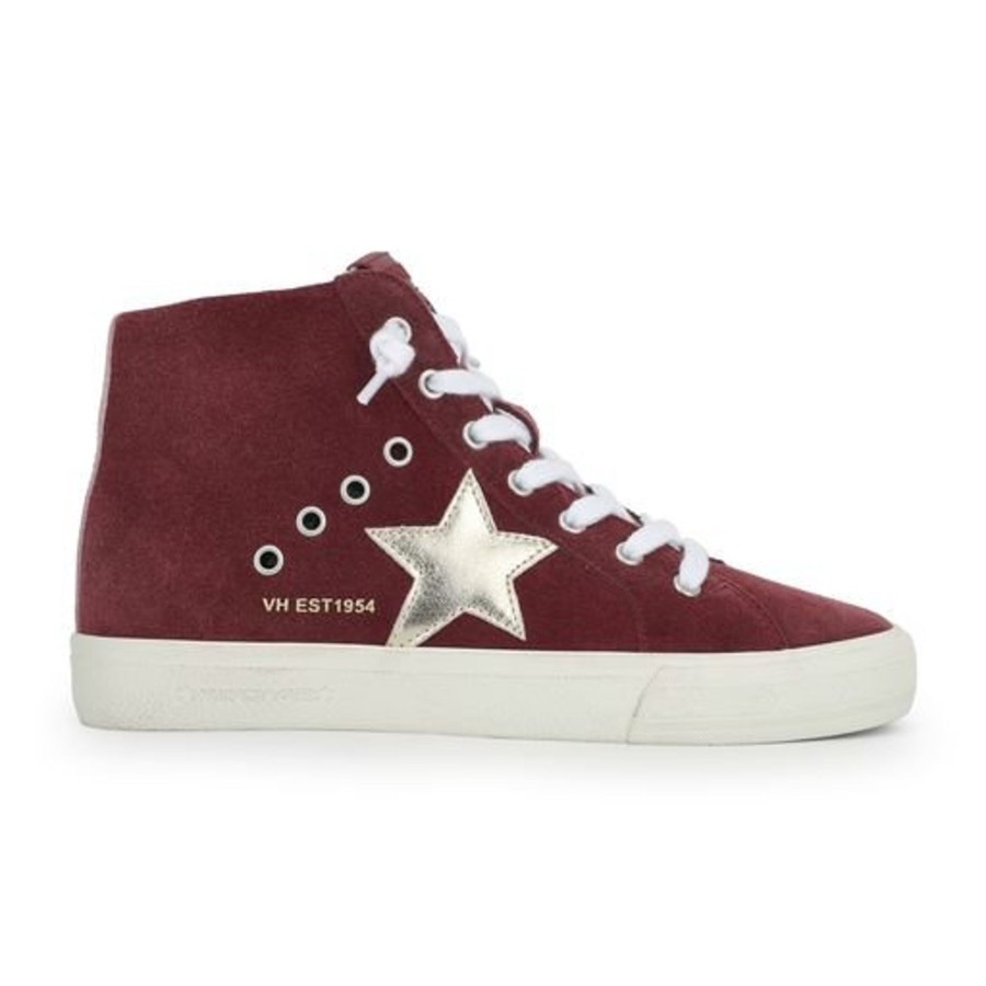 Women Vintage Havana High Tops | Break Out 3-Burgundy