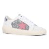 Women Vintage Havana Low Tops | Quinn-White/Silver