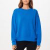 Women Vintage Havana Sweatshirts | Cobalt Cloud Fleece Crewneck