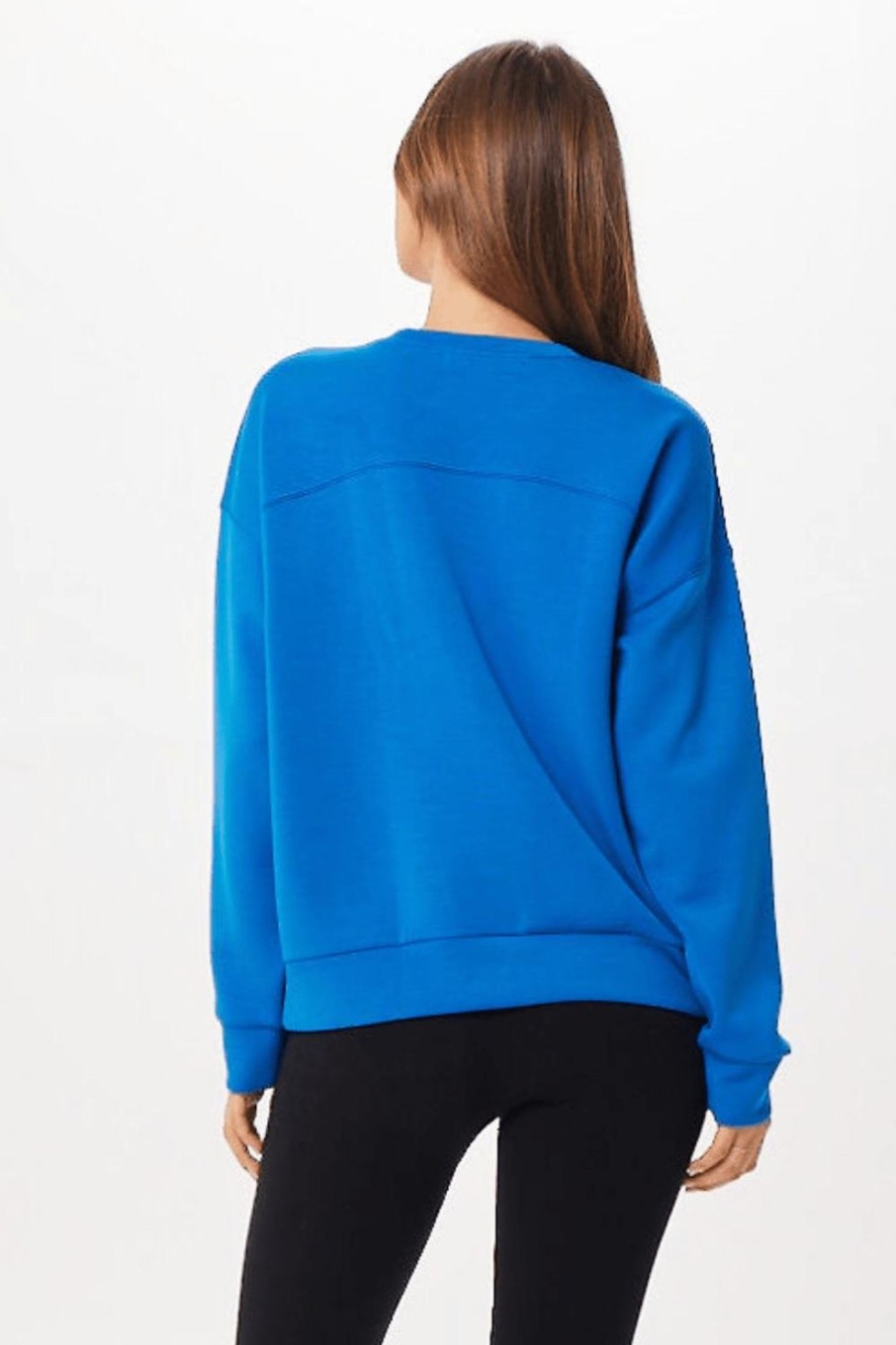 Women Vintage Havana Sweatshirts | Cobalt Cloud Fleece Crewneck