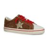 Women Vintage Havana Low Tops | Flair 14-Tan Multi