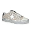 Women Vintage Havana Low Tops | Alive 24-Chunky Glitter Silver