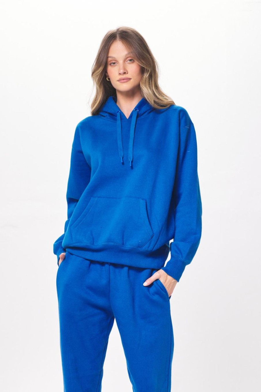 Women Vintage Havana Sweatshirts | Vivid Blue Proweave Hoodie