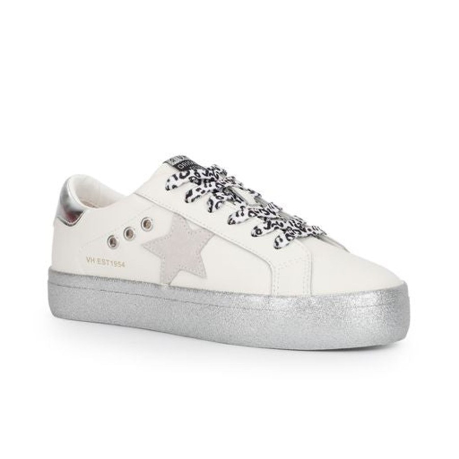 Women Vintage Havana Low Tops | Epic 8-White Silver Multi