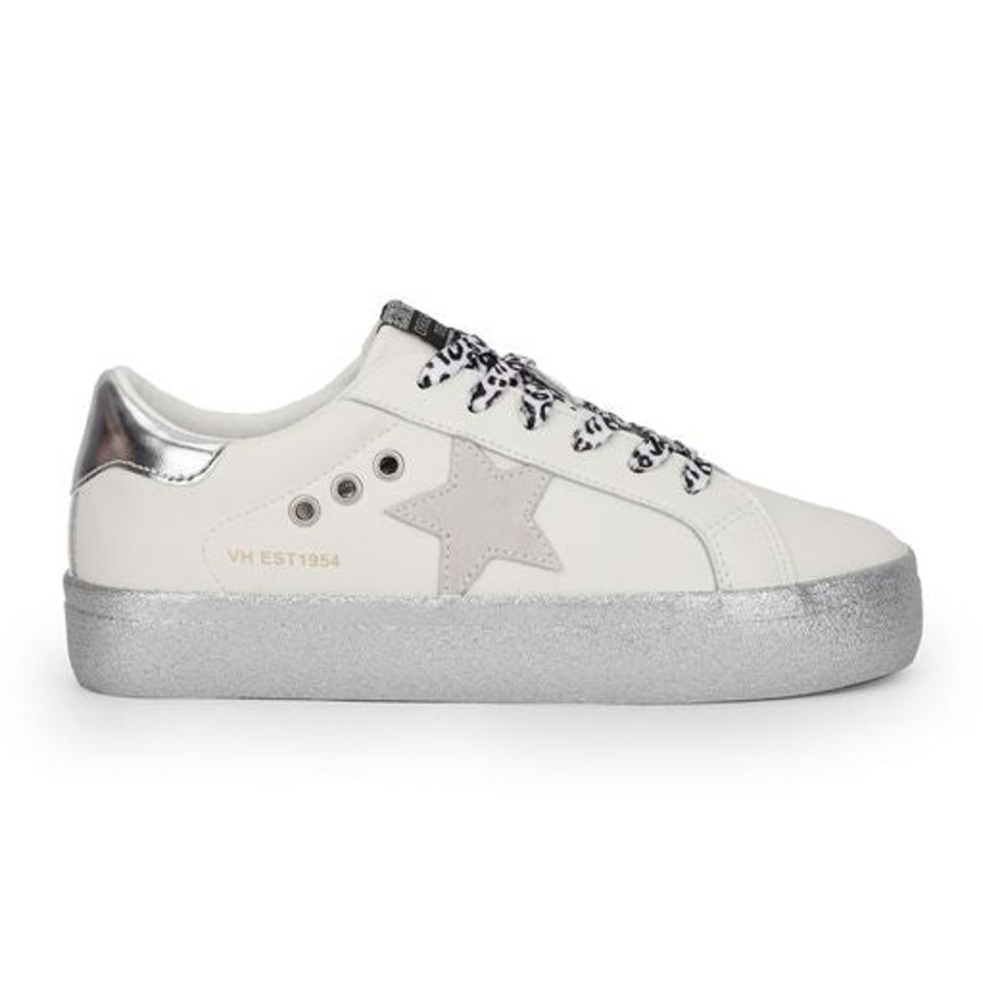 Women Vintage Havana Low Tops | Epic 8-White Silver Multi