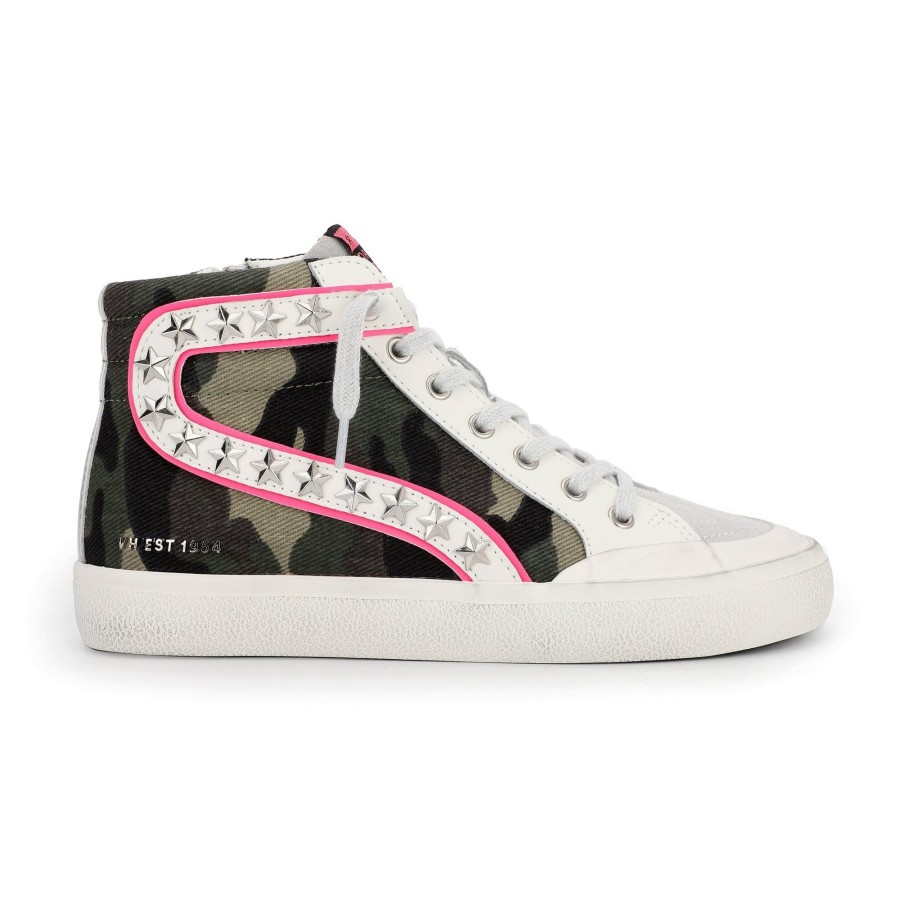 Women Vintage Havana High Tops | Dorit High-Camo Multi