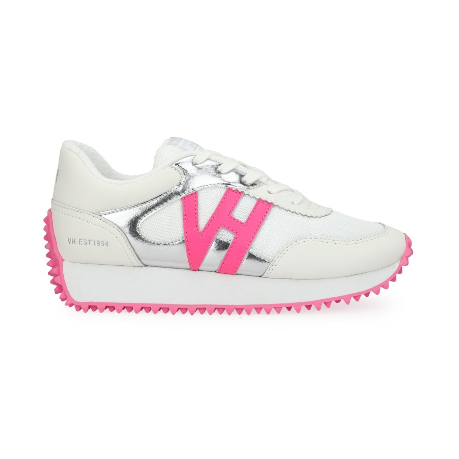 Women Vintage Havana Low Tops | Cosmic 7 -Neon Pink Pop