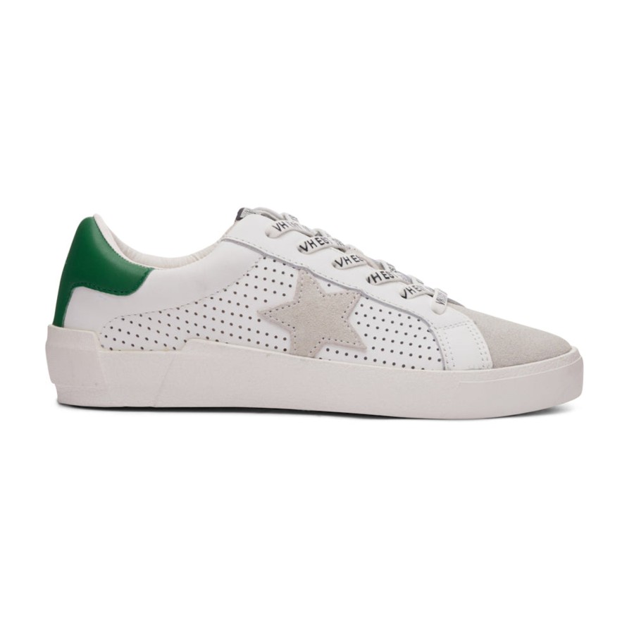 Women Vintage Havana Low Tops | Rollin 4-White/Green