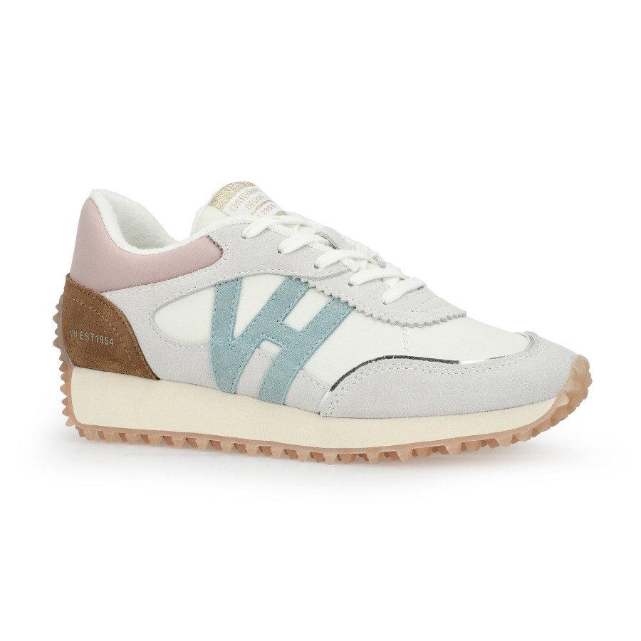 Women Vintage Havana Low Tops | Cosmic 2-Baby Blue/Blush/Silver