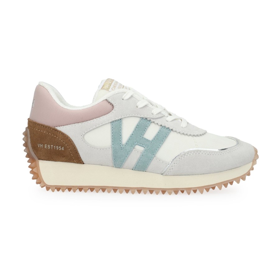 Women Vintage Havana Low Tops | Cosmic 2-Baby Blue/Blush/Silver