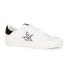 Women Vintage Havana Low Tops | Grande-White Studded Cheetah Mix