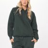 Women Vintage Havana Sweatshirts | Deep Emerald Green Proweave Hoodie