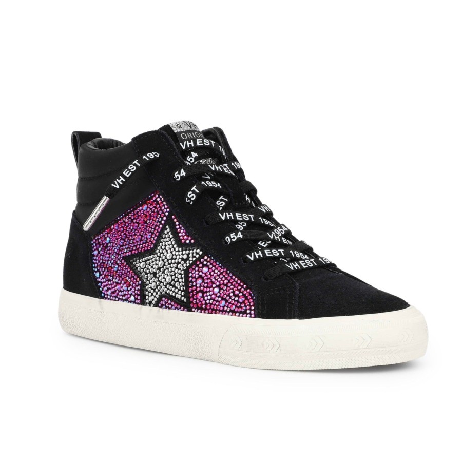 Women Vintage Havana High Tops | Bamba-High Wild Black