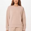 Women Vintage Havana Sweatshirts | Nude Cloud Fleece Crewneck