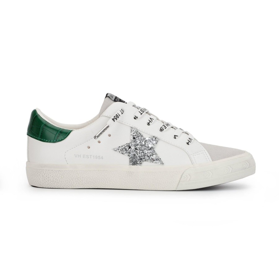 Women Vintage Havana Low Tops | Grande-White/Grey/Green