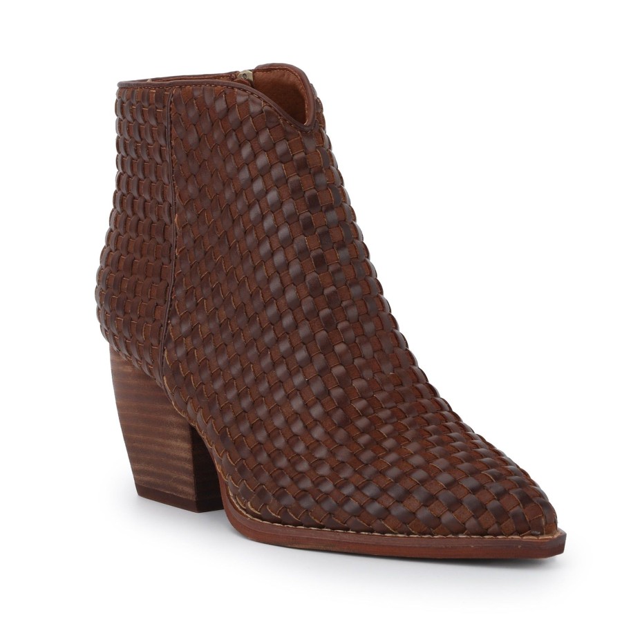 Women Vintage Havana Boots & Booties | Cassidy-Brown Woven