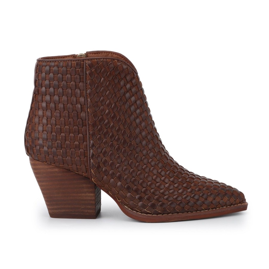 Women Vintage Havana Boots & Booties | Cassidy-Brown Woven