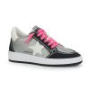 Women Vintage Havana Low Tops | Denisse 8-Silver Multi