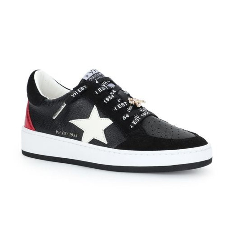 Women Vintage Havana Low Tops | Denisse 13-Black Multi