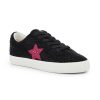 Women Vintage Havana Low Tops | Splash- Black