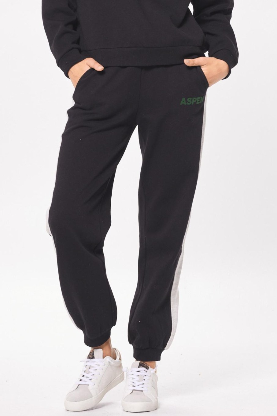 Women Vintage Havana Joggers | Black Aspen Jogger