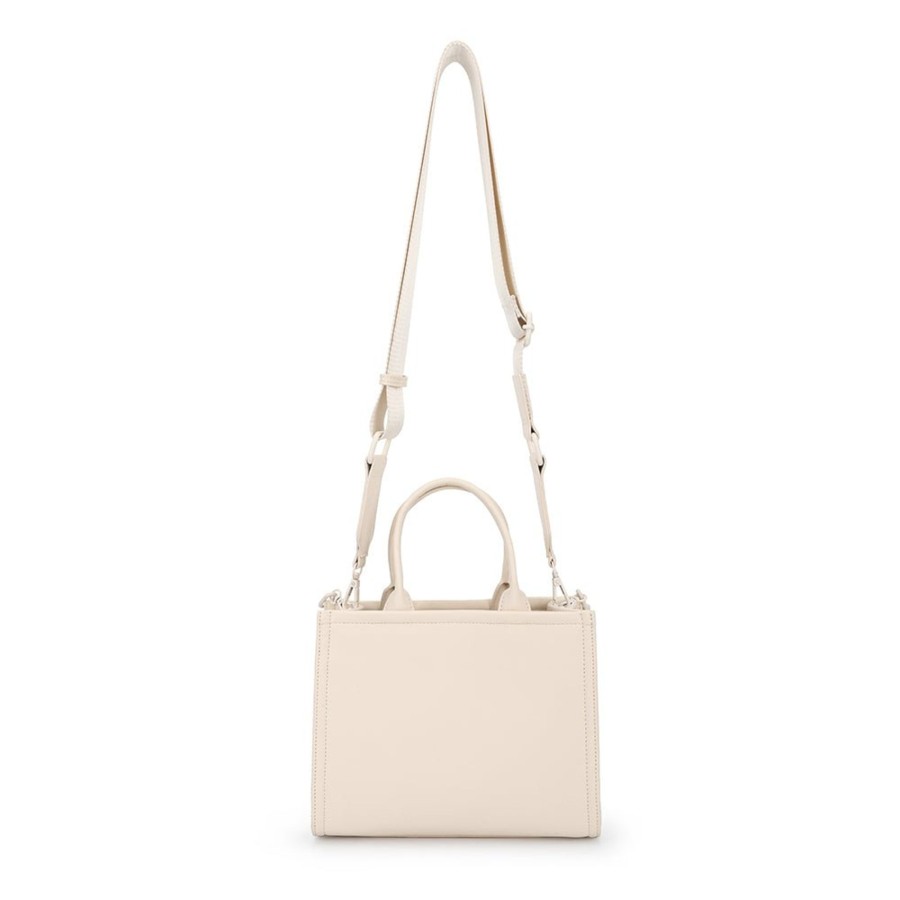 Women Vintage Havana Top Handle | Alyce Bag-Beige