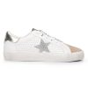 Women Vintage Havana Low Tops | Gadol-White/Camel Rhinestone