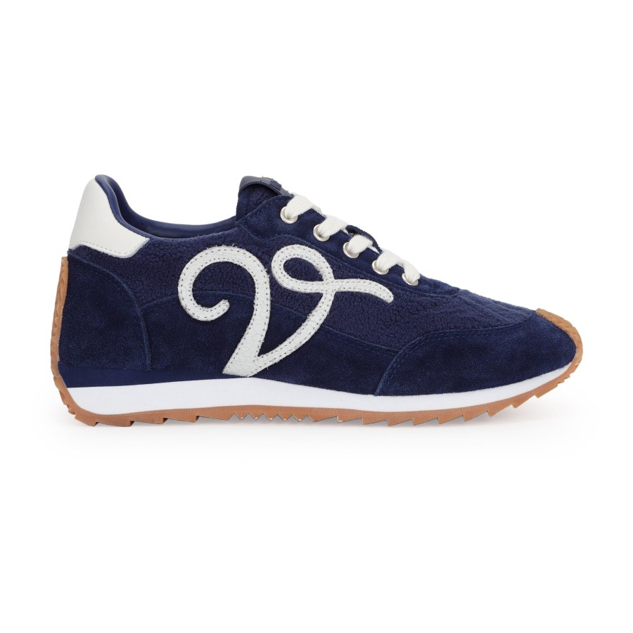 Women Vintage Havana Low Tops | Vroom-Navy