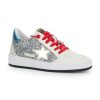 Women Vintage Havana Low Tops | Denisse 4-Silver/Blue Multi