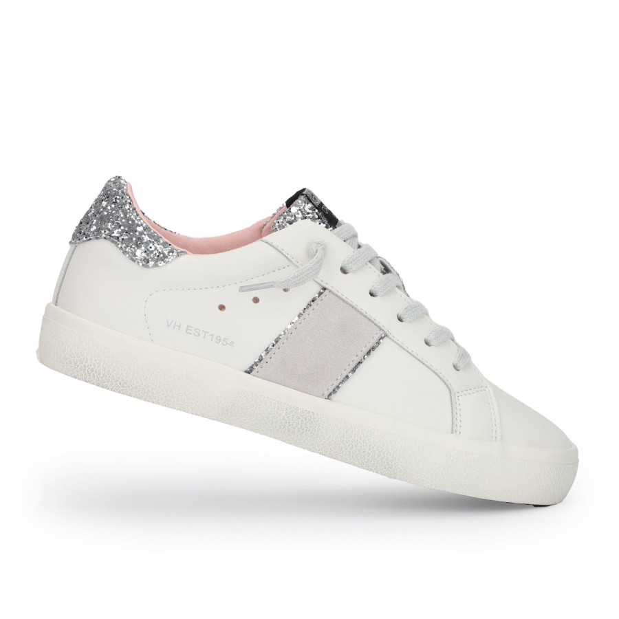 Women Vintage Havana Low Tops | Irma-White/Glitter Multi