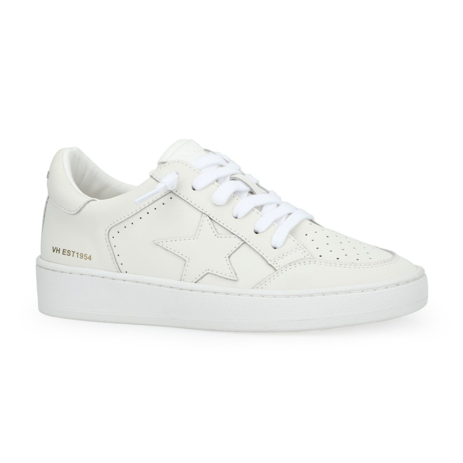 Women Vintage Havana Low Tops | Denisse 23- Crisp White