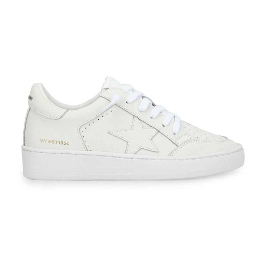 Women Vintage Havana Low Tops | Denisse 23- Crisp White