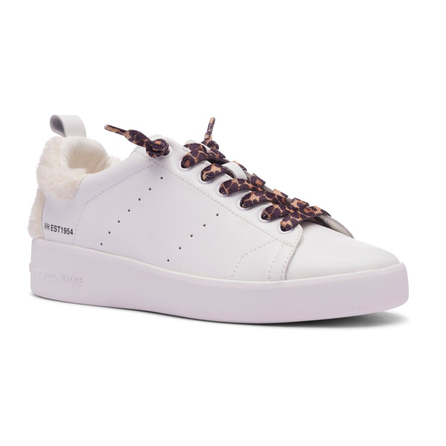 Women Vintage Havana Low Tops | Meadow-White