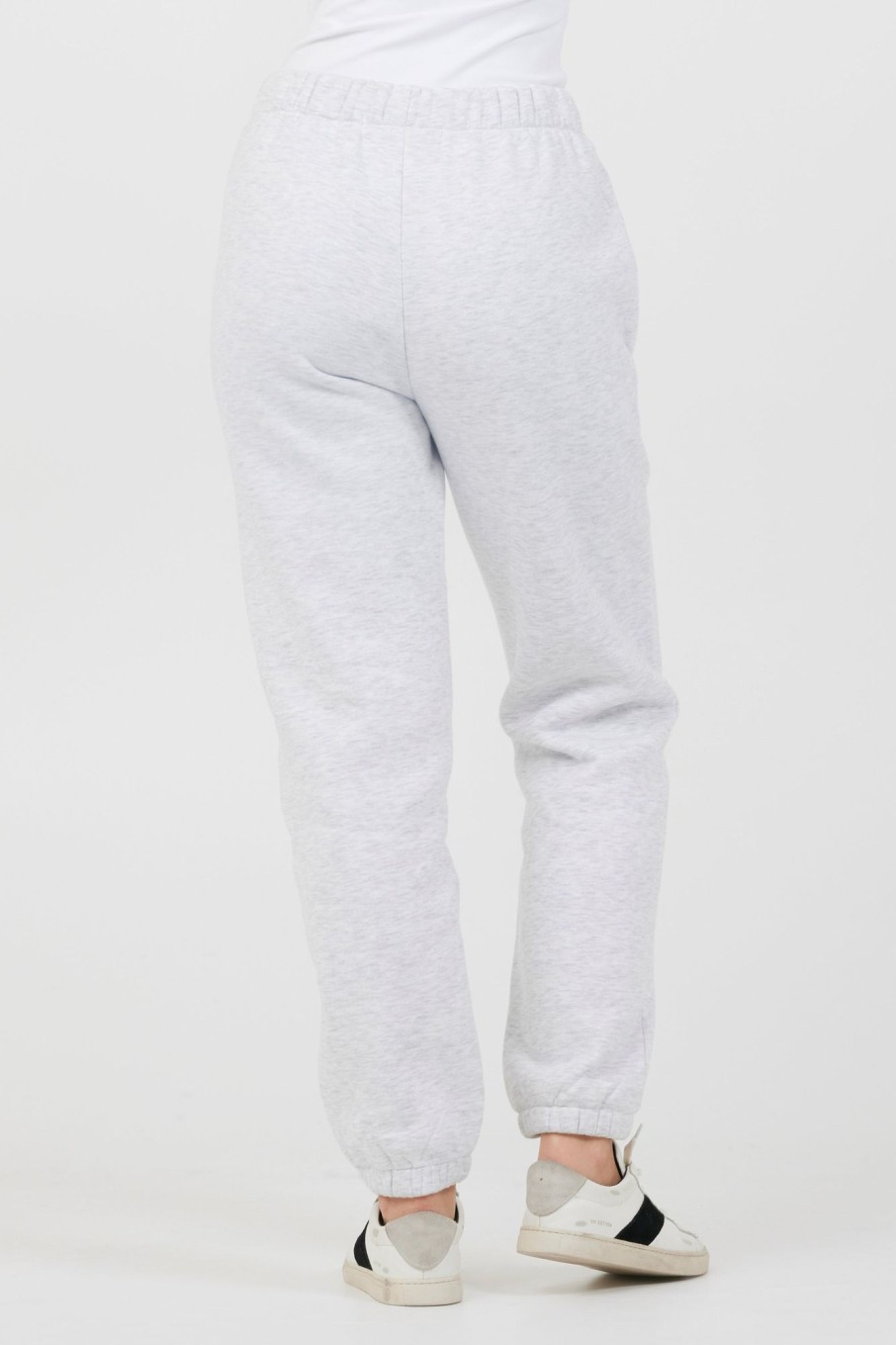 Women Vintage Havana Joggers | Grey Icicle Essentials Fleece Joggers